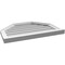 Ekena Millwork Octagonal Top Surface Mount PVC Gable Vent w/ 2"W x 2"P Brickmould Sill Frame, 28"W x 20"H GVPOT28X2003SN - alternate 2